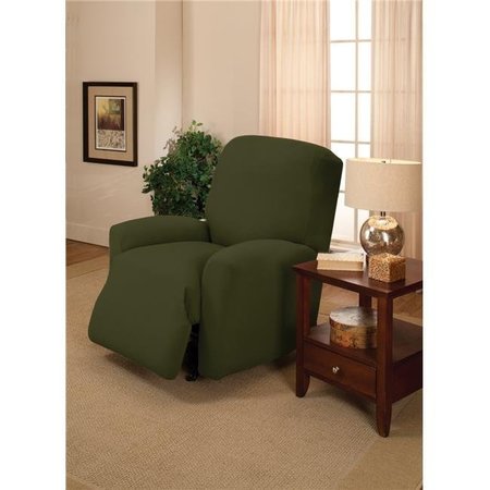 MADISON INDUSTRIES Madison JER-LGRECL-FO Stretch Jersey Large Recliner Slipcover; Forest JER-LGRECL-FO